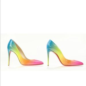 NEW IN BOX Louboutin ombré Pigalle size 38.5